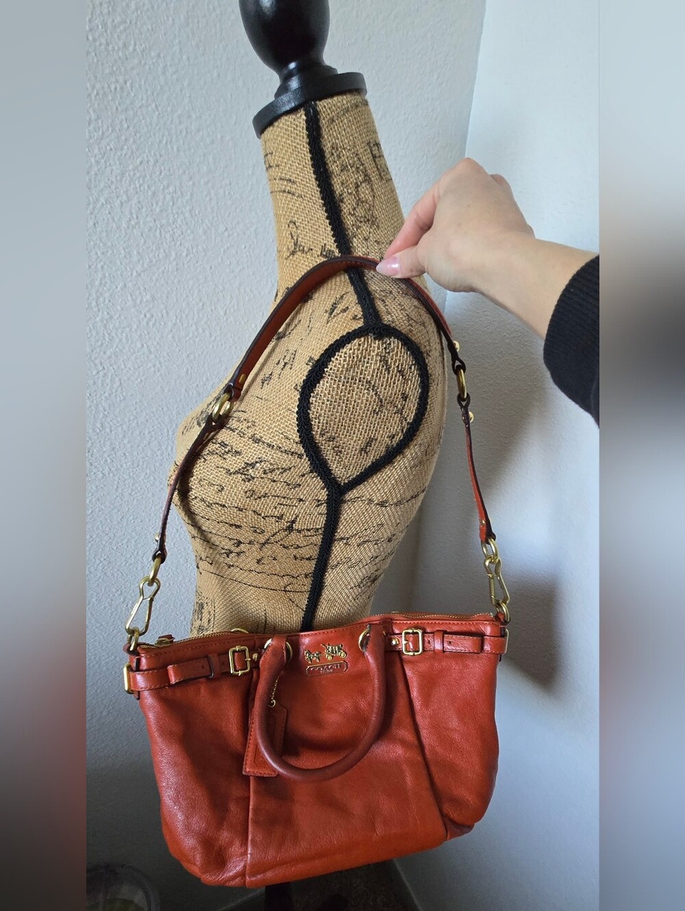 Coach Madison Sophia Bag in Persimmon